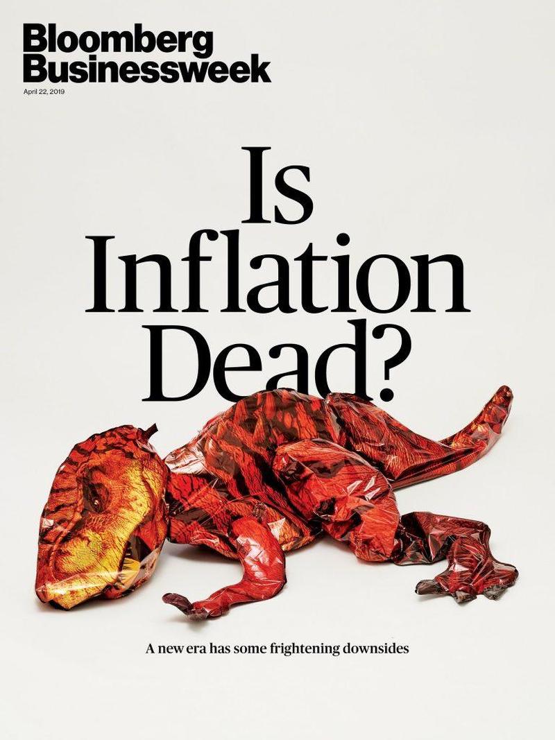 Business Week Cover - Is Inflation Dead? - April 2019